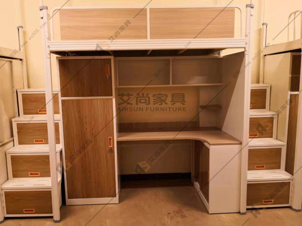 肇慶某大學的這款宿舍公寓床也太溫暖了吧~