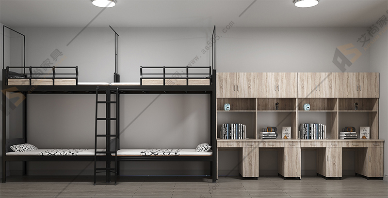 員工雙層鐵架床