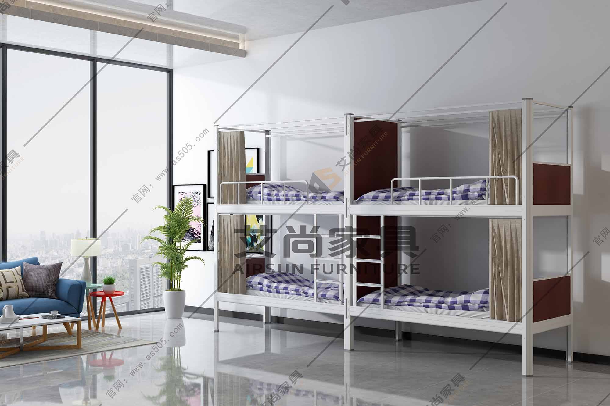 上下鋪雙層鐵床